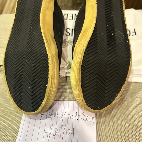 Golden Goose Super-Star size 40 EUC Black/Silver - Picture 11 of 12